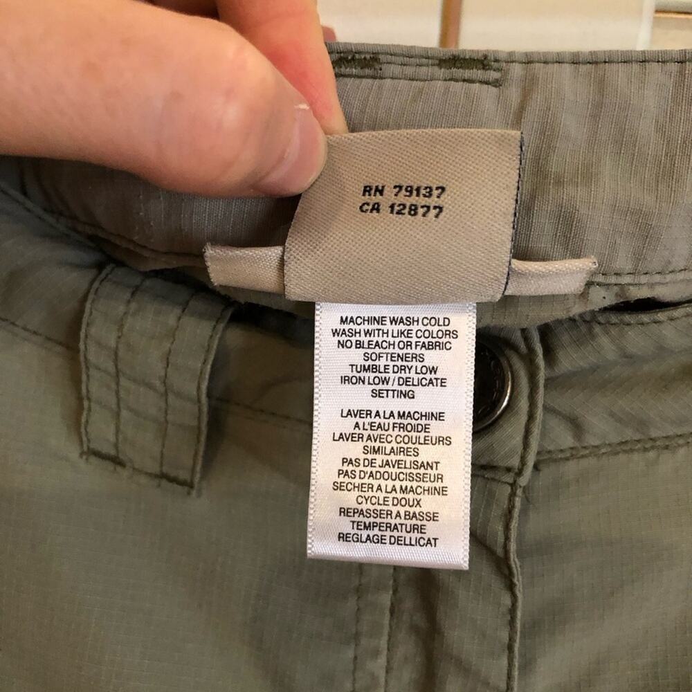 Ex Officio Sage Green Cargo Capri Hiking Pants - Picture 6 of 10